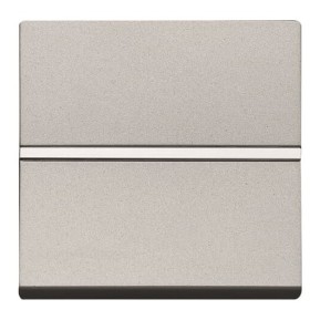 Однокнопочный выключатель ABB Zenit 2CLA220100N1301 N2201 PL (серебро)