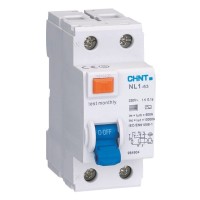 УЗО Chint NL1-63 2P 63A 30мА АС 6кА DB (200214)