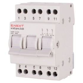 Перемикач навантаження E.NEXT p008015 e.is3.pro.3.63