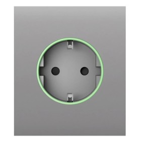 Центральная панель умной розетки Ajax 59974.162.FG CenterCover Smart для OutletCore дымная (38800)