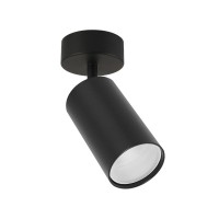 Светильник точечный накладной HAVANA-1L черный GU10 IP20 Violux ( 340110 )