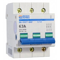 Выключатель-разъединитель Аско-Укрем ВА-2007 ВРН 3р 63А (A0010070002)
