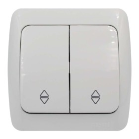 Вимикач ALSU білий 2-кл прохідний ( 504-010200-211 )