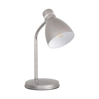 Настільна лампа Kanlux 7561 Zara E14 1x10W IP20 срібляста