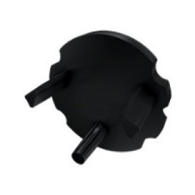 Заглушка Lumines для типу MICO без отвору чорний
