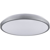 Матовий світильник Vestum RING 30Вт 395x60мм 4000К срібло