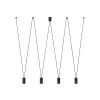 Підвісний світильник, люстра Nowodvorski 7822 More Eye GU10 4x10W IP20 чорний