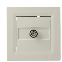 Розетка SAT кінцева кремова Asfora, EPH3700123