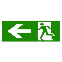 Наклейка TNSy «Указатель двери слева» 320х115мм (TNSy5000095)