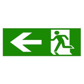 Наклейка TNSy «Вказівник двері ліворуч» 320х115мм (TNSy5000095)