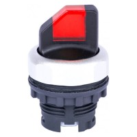 Перемикач NOARK Ex9P1 S3I r з підсвіткою червона (105685)