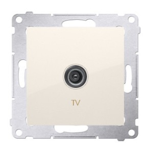 Одинарна розетка TV Kontakt Simon Simon 54 Premium DAK1.01/41 (кремовий)