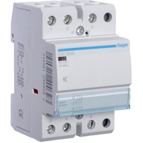 Безшумний контактор Hager ESC363S 63A 3НВ 230B