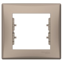 Рамка 1-местная титан Sedna