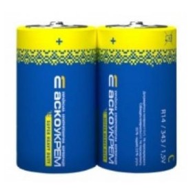 Батарейка сольова Аско-Укрем С.R14.SP2 (вакуум 2шт)