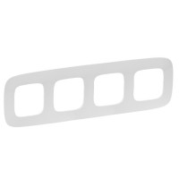 Рамка четырехместная Legrand Valena Allure жемчуг