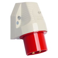 Настінний трифазний штекер WALTHER WL610406 (3P+E) 16А 380V IP44