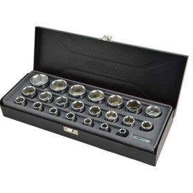 Набор головок Whirlpower 1614-SK09 (23215) 1/2" 8-34мм (22шт в металлическом кейсе)