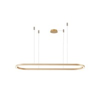 Люстра Azzardo AZ5056 Elena LED 1x50W 3000K 2700Lm IP20 золотая