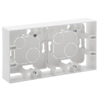 Підрозетник для зовнішнього монтажу Legrand Niloe Step 2-постовий білий (863198)