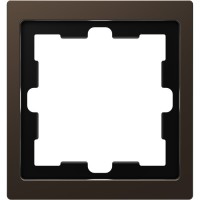 Одноместная рамка Schneider Electric D-Life MTN4010-6552 мокко