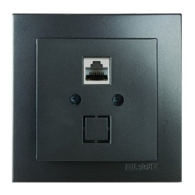 Розетка Nilson Touran антрацит комп'ютерна CAT5e RJ45 ( 24161044 )