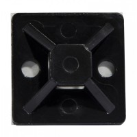 Майданчик до хомутів на клейовій основі Аско-Укрем ТМ-25 20х25мм 100шт чорний (A0150090108)