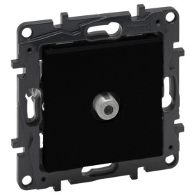TV розетка Legrand Niloe Step тип F зірка чорна (863575)