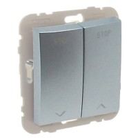 Вимикач жалюзі Logus 21290 TAL (алюміній)