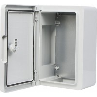 Ударостойкий корпус из АБС-пластика Аско-Укрем UBox 200x300x130мм (непрозрачная дверца)