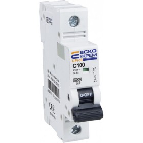 Автоматичний вимикач Аско-Укрем UProfi 1р 100А C 6kА (A0010210119)