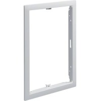 Біла зовнішня рамка Hager VZ142N без дверей висотою 9мм для 2-рядного щита Volta