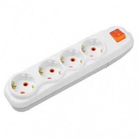 Колодка Nilson 4-на з заземленням з вимикачем ( 44131100 )