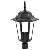 Парковый светильник Delux Palace A003 60Вт Е27 черный (90015849)