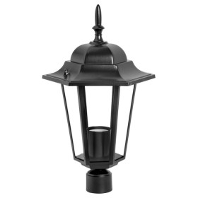 Парковый светильник Delux Palace A003 60Вт Е27 черный (90015849)