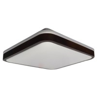 Матовий світильник Vestum GLOW 60Вт 391x391x65мм 3000К-6500К горіх