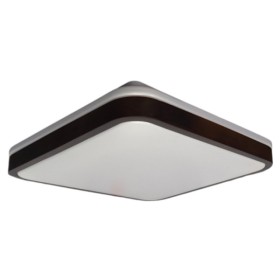 Матовий світильник Vestum GLOW 60Вт 391x391x65мм 3000К-6500К горіх