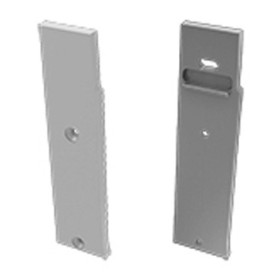 Заглушка Lumines для типа FLARO с отверстием базовая левая серебро