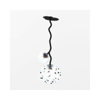 Люстра Pikart 36241-2 DewLight L 2x60W E27 IP20 чорна