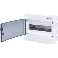 Встраиваемый щиток ETI 001101011 ECМ 12PT 12 М с прозрачной дверцей