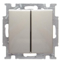 Двухкнопочный выключатель ABB Basic 55 2CKA001012A2167 2006/5 UC-93-507 (шампань)