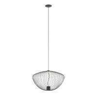 Підвісний світильник, люстра Nowodvorski 11245 Pumpkin M GU10 1x10W IP20 темно-сірий