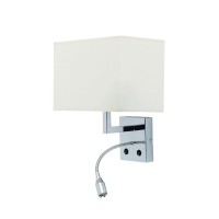 Бра, настінний світильник Nowodvorski 6800 Hotel E27+LED 2x10W+2.2W IP20 бежевий