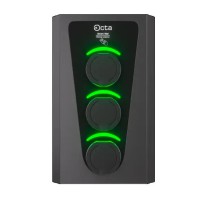 Комерційна зарядна станція Octa Energy SW366-S22-S22-S22 Smart Wall на 66кВт (розетка 3ф + розетка 3ф + розетка 3ф)