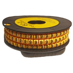 Маркер TNSy МК2 2,5-4мм² символ «9» 500шт (TNSy5502445)