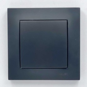 Розетка ELBI VEGA черный мат заглушка ( 510-014800-299 )