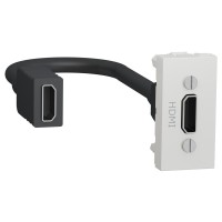 HDMI розетка Schneider Electric NU343018 1М (біла)