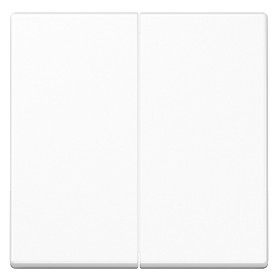 Подвійна клавіша вимикача Jung Eco Profi EP495WW білий