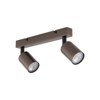 Світильник поворотний, спот TK Lighting 6180 Top GU10 2x10W IP20 коричневий