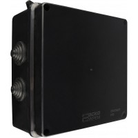 Распределительная коробка Аско-Укрем UAtmo Jet Black 150*150*70